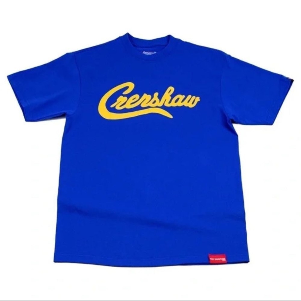 Royal Blue and Gold Crenshaw Tee The Marathon Clothing size‎ small NWT MSRP $50